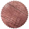 Plato redondo ondulado madera 35 cm