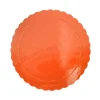 Plato redondo ondulado naranja 20 cm