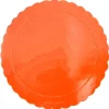 Plato redondo ondulado naranja 35 cm