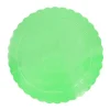 Plato redondo ondulado verde claro 25 cm