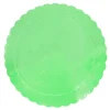 Plato redondo ondulado verde claro 30 cm