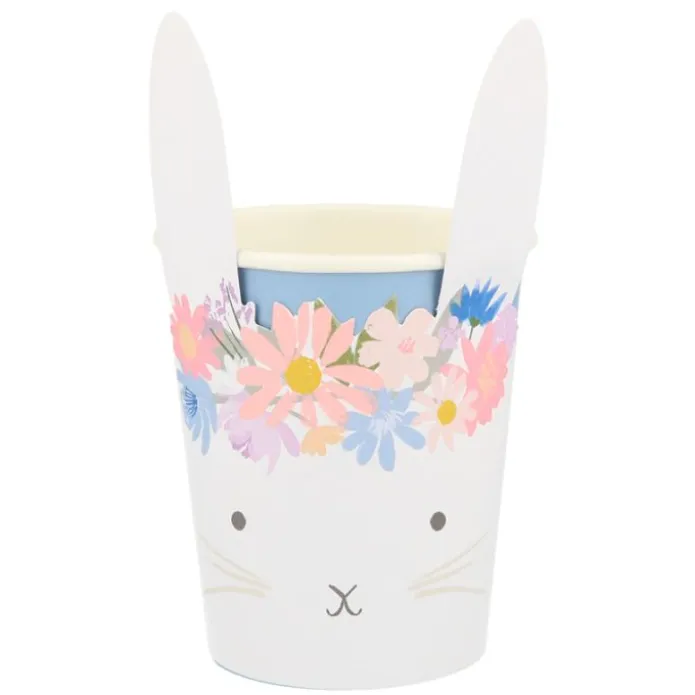 Platos con bordes ondulados Pascua 27 cm (8) - Meri Meri + REGALO vasos y servilletas