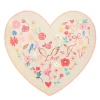 Platos corazón Love 23 cm (8) - Meri Meri