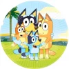 Platos de papel Bluey 23 cm (8) - Amscan