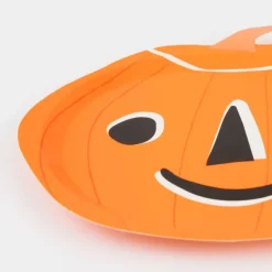 Platos de papel calabaza, calavera y gato Halloween 18 cm (8) - Meri Meri + REGALO servilletas