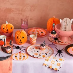 Platos de papel Icon Halloween 26 cm (8) - Meri Meri + REGALO servilletas