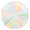 Platos de papel multicolores pastel 21,5 cm (8) - My Little Day