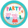 Platos de papel Peppa Pig 23 cm (8) - Amscan