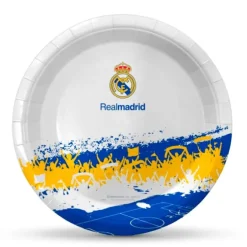 Platos de papel Real Madrid (8) - Eurofiestas