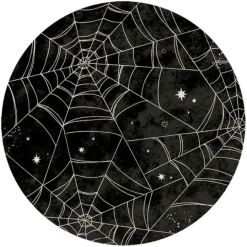Platos de papel tela de araña 23 cm (8) - Amscan