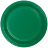 Platos de papel verdes 23 cm (8) - Conver Party