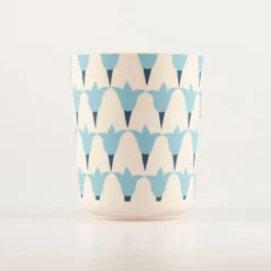 Platos ondulados de plástico reciclado 25 cm (6) - Meri Meri + REGALO vasos