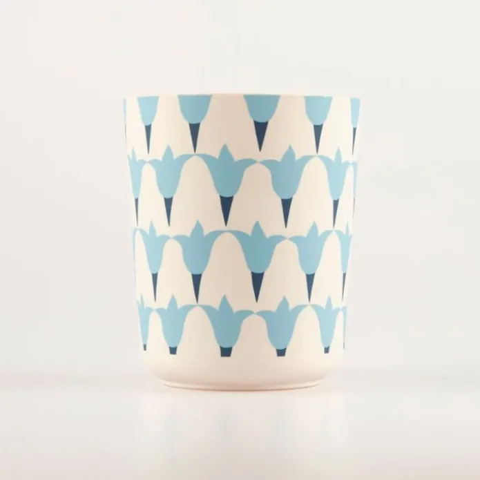 Platos ondulados de plástico reciclado 25 cm (6) - Meri Meri + REGALO vasos