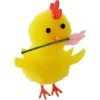 Pollito amarillo con flor 5 cm