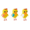 Pollito amarillo con huevo 5 cm