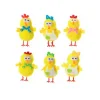 Pollito amarillo con pajarita o delantal 5 cm