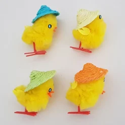 Pollito amarillo con sombrero 5 cm
