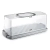 Portatartas transparente rectangular 36 x 16 x 13,3 - Ibili