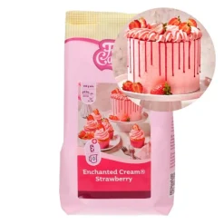 Preparado Crema Encantada sabor a fresa 450 g - Funcakes