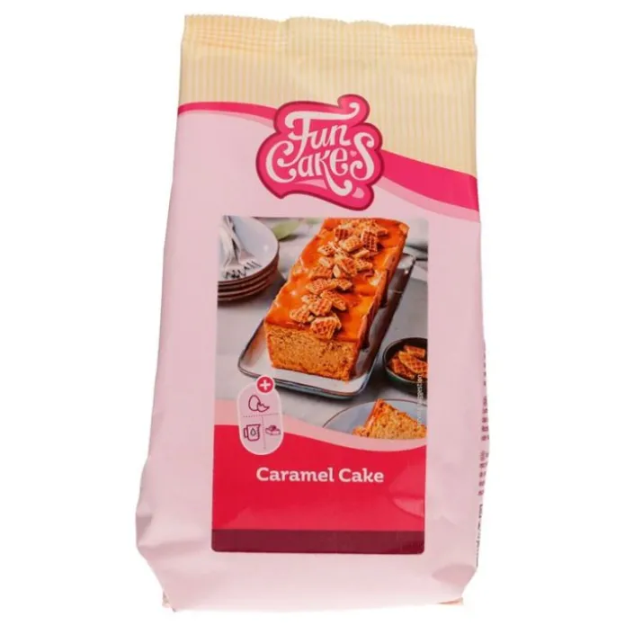 Preparado para bizcocho de caramelo Stroopwafels 400 g - Funcakes
