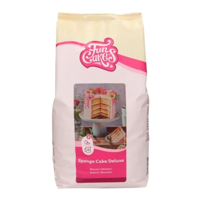 Preparado para bizcocho Deluxe 4 kg - Funcakes