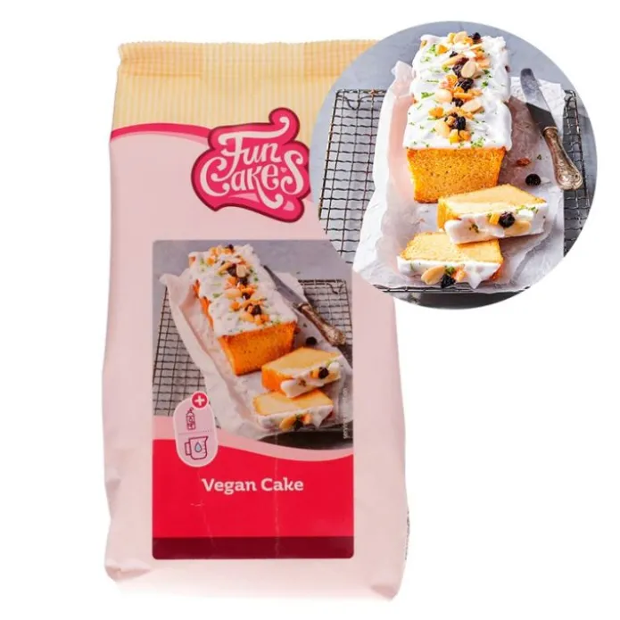 Preparado para bizcocho vegano de vainilla 400 g - Funcakes
