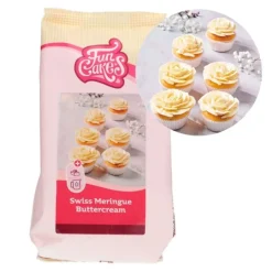 Preparado para buttercream de merengue suizo 400 g - Funcakes
