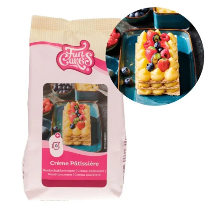 Preparado para crema pastelera 500 g - Funcakes