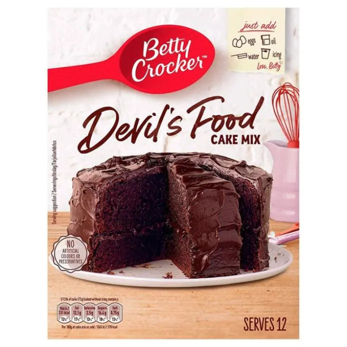 Preparado para Devil's Food Cake 425 g - Betty Crocker