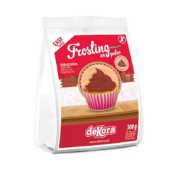 Preparado para frosting o crema de chocolate 300 g - Sin gluten - Dekora