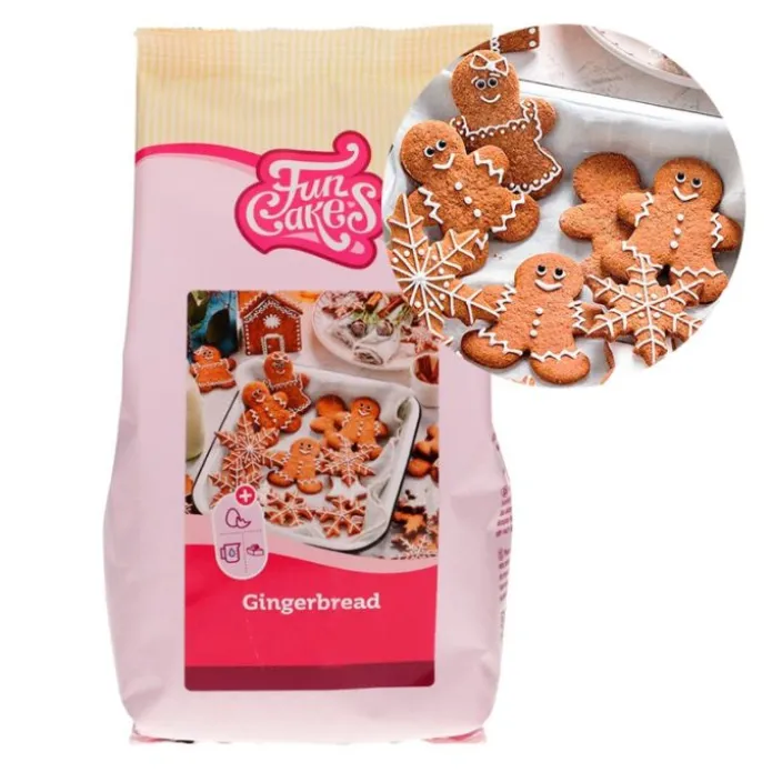 Preparado para galletas de jengibre 500 g - Funcakes