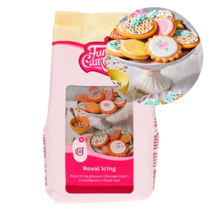 Preparado para glasa o royal icing 450 g - Funcakes