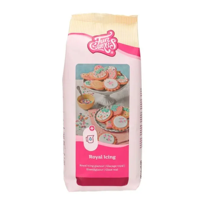 Preparado para glasa o royal icing 900 g - Funcakes