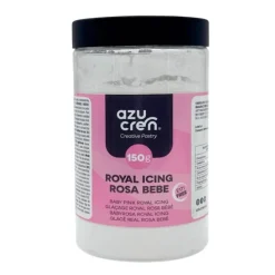 Preparado para glasa o royal icing rosa bebé 150 g - Azucren