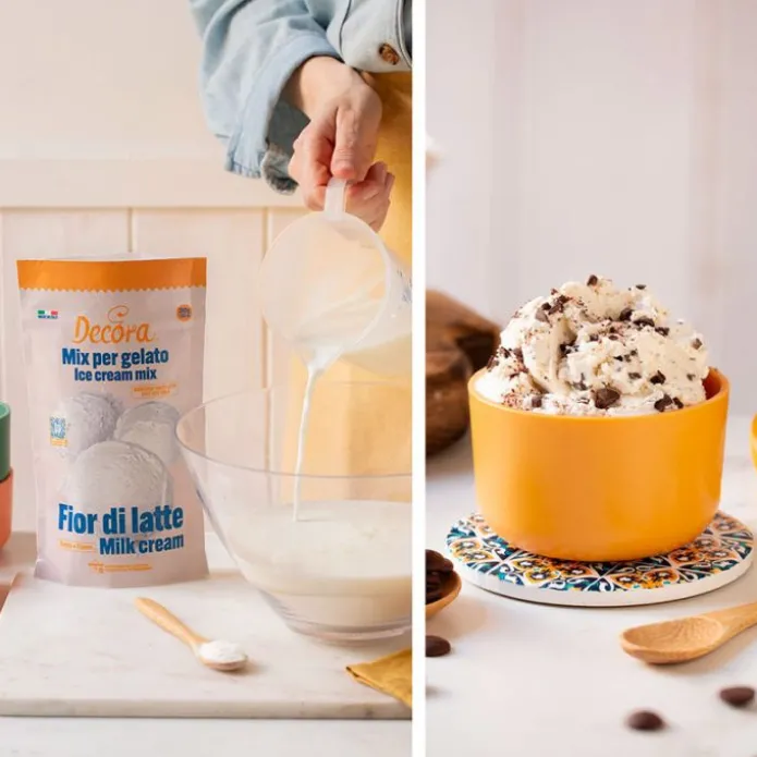 Preparado para helado de crema de leche 250 g - Decora