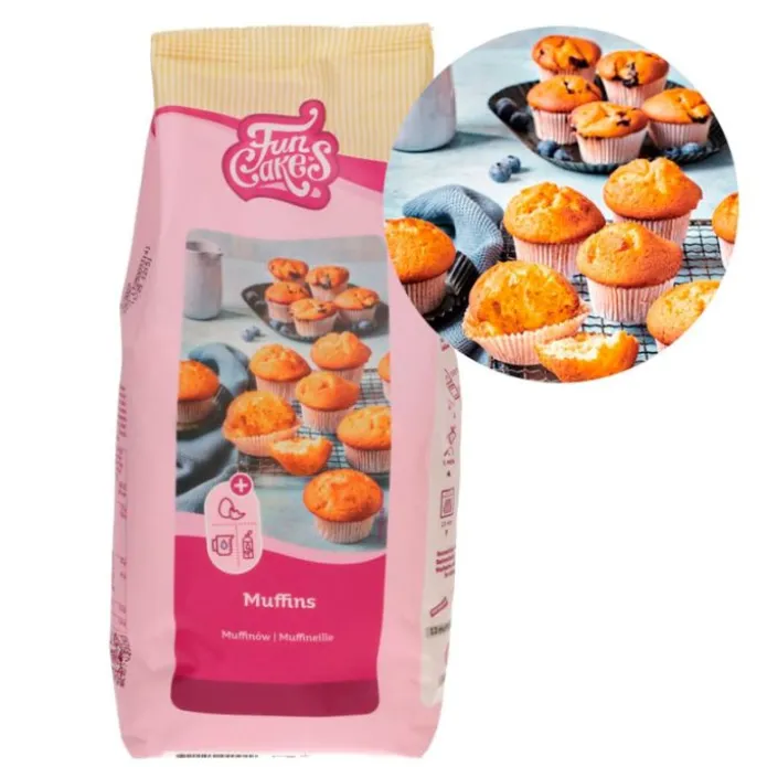 Preparado para muffins 1 kg - Funcakes