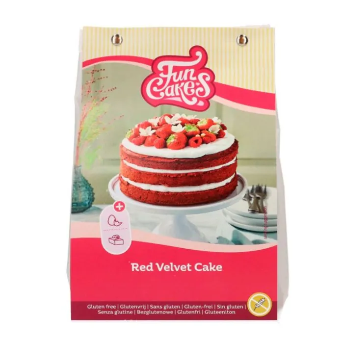 Preparado para Red Velvet 400 g - Sin gluten - Funcakes