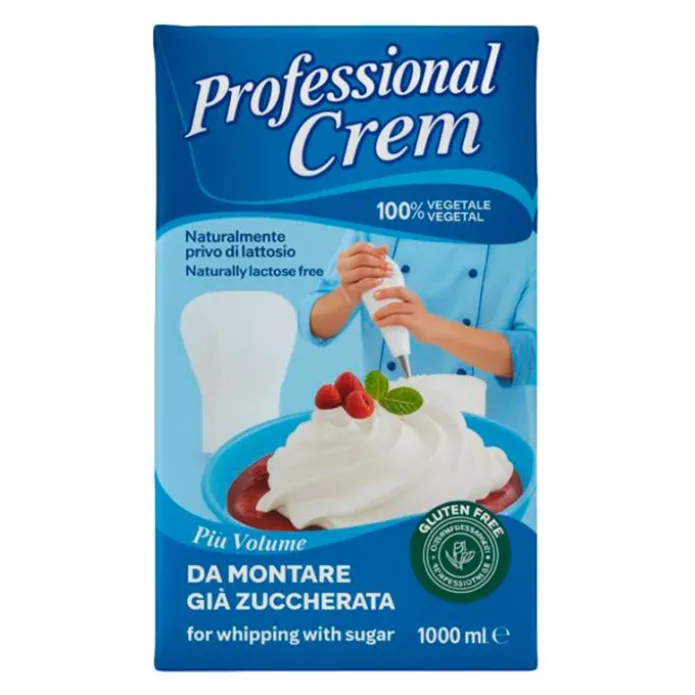 Professional Crem: Nata vegetal 1 litro - Sin lactosa