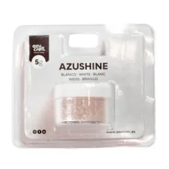 Purpurina comestible en polvo blanca Azushine 5 g - Azucren