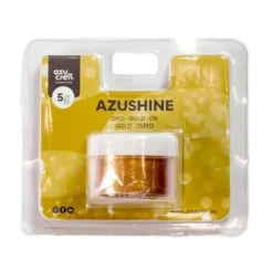 Purpurina comestible en polvo dorada Azushine 5 g - Azucren