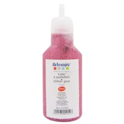Purpurina líquida rosa (Glitter Glue) - Artemio