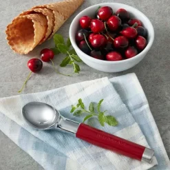 Racionador de helados rojo 6 cm - Aleación de zinc - KitchenAid