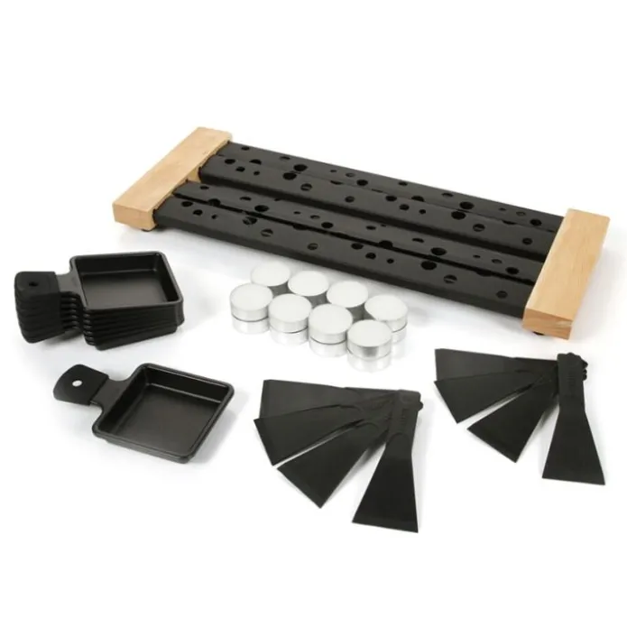 Raclette grande para fundir queso Partyclette XL - Acero - Boska + REGALO tarros