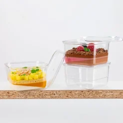 Recipiente cuadrado para postres y aperitivos Kubito - Martellato