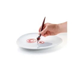 Recipiente y cucharas para decorar con salsas - Silikomart + REGALO tabla cerámica