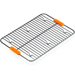 Rejilla enfriadora rectangular con patas 42 x 30 cm - Acero al carbono - Le Creuset