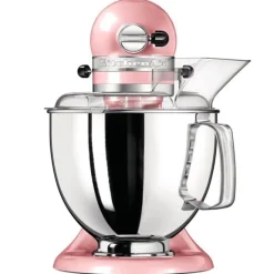 Robot amasador rosa seda 4,8 l - Artisan Elegance 5KSM175PS - KitchenAid + LIBRO + REGALO bol cerámica