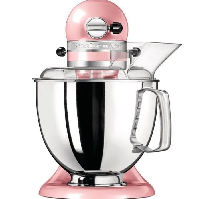 Robot amasador rosa seda 4,8 l - Artisan Elegance 5KSM175PS - KitchenAid + LIBRO + REGALO bol cerámica