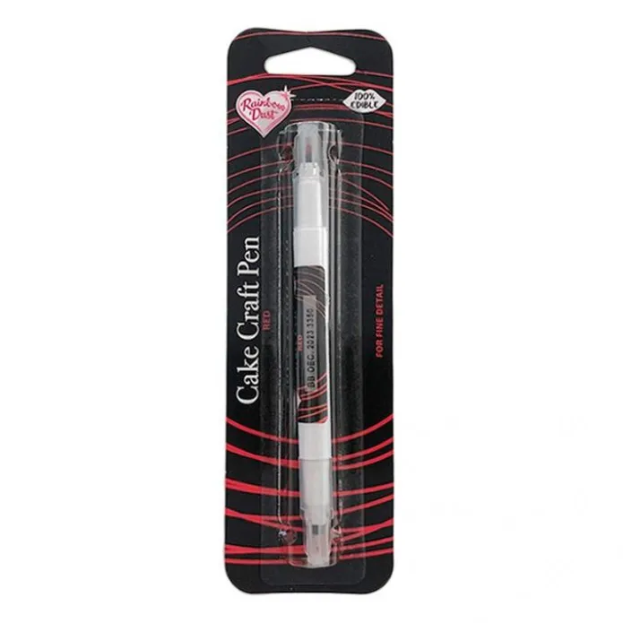 Rotulador comestible doble punta rojo Food Art Pen - Rainbow Dust