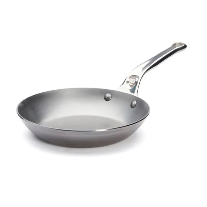 Sartén Pro con mango de acero inoxidable 24 cm - Hierro mineral B - De Buyer